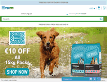 Tablet Screenshot of equipetstores.com